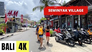 BALI INDONESIA 🇮🇩 4K Seminyak Village — Walking Tour [upl. by Laenahtan673]