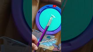 Pottery clay kit tutorial in next video potteryclay claycrafteranjum crafteraditi shorts [upl. by Gristede]