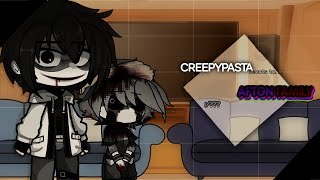 CREEPYPASTA reacts to AFTON FAMILY  1  FNaF fnaf [upl. by Melodie743]