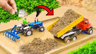 diy mini tractor cultivator science project using a diesel engine water pump [upl. by Wulfe]