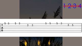 HOUSE OF THE RISING SUN facileasy cover Guitar Tab [upl. by Arihday]