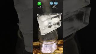 Hot Ball vs  2 layers of Ice  Cool science experiment satisfying asmr [upl. by Losse]