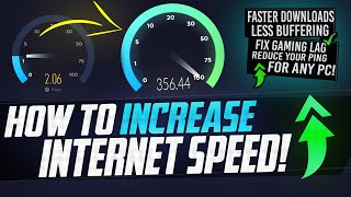 🔧 How to SPEED UP your Internet Boost Download Speeds Lower Ping Fix Lag on Wired and WiFi EASY [upl. by Schuyler]