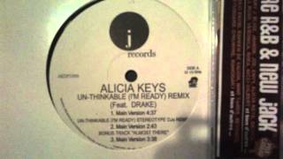 ALICIA KEYS UNTHINKABLE REMIX FEAT DRAKE [upl. by Assirual]