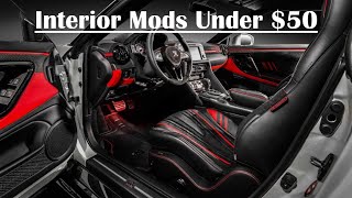 Top 9 Interior Car Mods for Under 50 [upl. by Jarib]