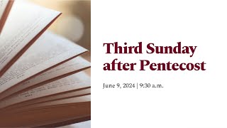 Third Sunday after Pentecost [upl. by Yuzik]