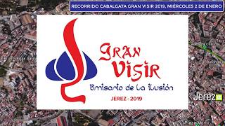 RECORRIDO CABALGATA GRAN VISIR 2019 Jerez TV 2019 [upl. by Nitas]