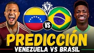 prediccion venezuela vs brasil eliminatorias 2026 [upl. by Prouty]