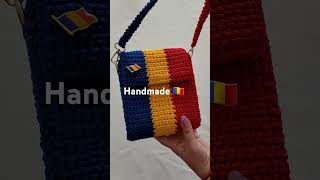 Geantă handmade România🇷🇴handmade madeinromania andreeaonițiu [upl. by Schnell]