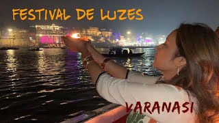 FESTIVAL DIWALI VARANASI  VIAGEM PARA INDIA [upl. by Scribner298]