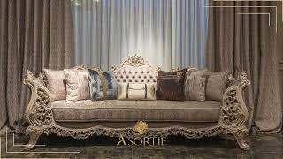 Lucca Classic Sofa amp Diningroom Set  Asortie Furniture luxuryhomes luxuryfurniture [upl. by Grant865]