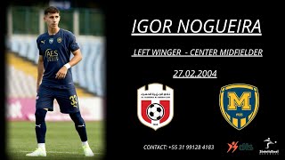 Igor Nogueira 2004  Center Midfielder LW 202324 [upl. by Dougal]