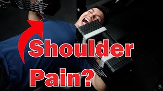 Pinching Shoulder pain with Bench Press Try This [upl. by Mercie356]