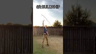 6ft bullwhip bullwhip diy whip shorts shortvideo shortsvideo indianajones bullwhip cool [upl. by Nohtiek]