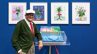 David Hockney at Frankfurt Book Fair [upl. by Ecadnak]