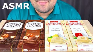 ASMR Ferrero Rocher Chocolate Bars amp Raffaello Chocolate Bars Eating Mukbang Eating Show [upl. by Grane]