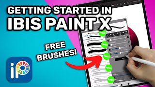 Getting Started in Ibis Paint X for Beginners [upl. by Shirline]