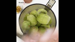 How to Make Kiwi Sorbet🥝🍧💚 I Kuvings HandsFree Slow Juicer AUTO10 [upl. by Inirt]