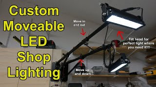 Perfect LED lighting for any shop Move it where you need it [upl. by Lipski566]