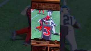 Zack moss touchdown bengals against Nick Scott Carolina nfl shorts [upl. by Annavoig299]