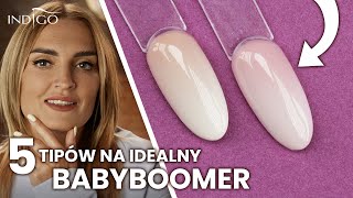 Jak zrobić babyboomer hybrydą 5 tipów na idealny babyboomer  Indigo Nails [upl. by Gorton602]