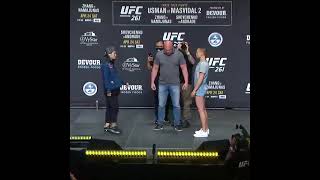 Zhang Weili vs Rose Namajunas Face Off [upl. by Auhsohey]