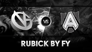 Rubick by fy vs Alliance  WPCACE League 2014 [upl. by Ymarej]