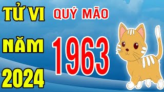 Tử Vi Tuổi Quý Mão 1963 Năm 2024 Giáp Thìn [upl. by Leinad]