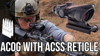 Primary Arms ACOG with ACSS reticle [upl. by Otanod]