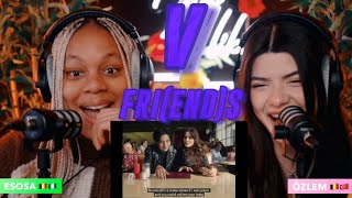 V ‘FRIENDS’ Official MV reaction [upl. by Sybilla998]