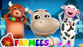 Kaboochi  Dance Song for Kids More Sing Along Nursery Rhymes for Babies  Animal Cartoon  Farmees [upl. by Sukramed]