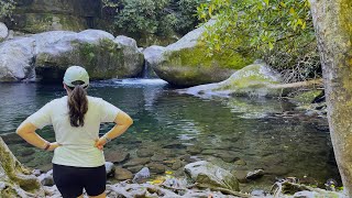 Tennessee Trip Part I Elk Waterfalls amp Cemetery In The Smoky Mountains [upl. by Tol]