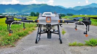 巨大ドローンによる農薬散布がハイテクすぎた！【DJI T10】 [upl. by Koenig]