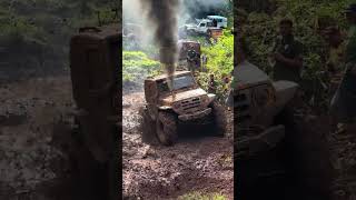 2 Door Jeep Wrangler With Diesel Engine In The Mud 🔥🚜 [upl. by Aramot131]