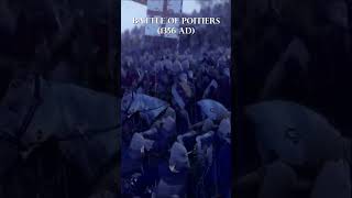 ENGLISH CAVALRY CHARGE  BATTLE of POITIERS  1356 AD history totalwar battle shorts [upl. by Fiona]