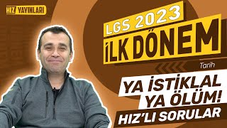 LGS 2023 İlk Dönem Hızlı Sorular TC İnkılap Tarihi Ve Atatürkçülük  3Ünite 7 [upl. by Scarito]