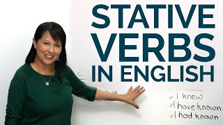 STATIVE VERBS in English [upl. by Wemolohtrab]