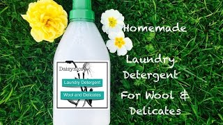 DIY Laundry Detergent for Wools amp Delicates [upl. by Zetneuq]