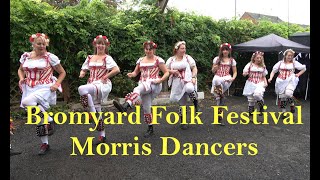 Bromyard Folk Festival 2024  Morris dancing in the town [upl. by Dasi]