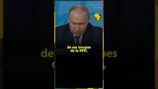 Poutine nomme des conditions pour le règlement du conflit en Ukraine [upl. by Weathers]