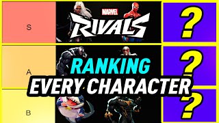 Marvel Rivals TIER LIST  Ranking Every Character In Marvel Rivals marvelrivals [upl. by Ahsurej]