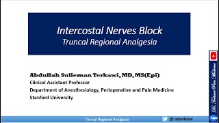 Intercostal Nerve Block [upl. by Hyde]