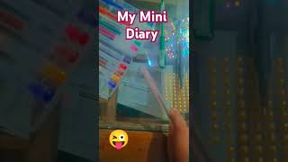 My mini diary  craft  diary  my creativity  tiktok😃 [upl. by Caralie]