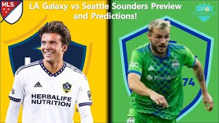 LA Galaxy vs Seattle Sounders Conference Finals Preview and Predictions MLS MLSCupPlayoffs [upl. by Mosley43]