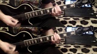 Metallica  Spit Out the Bone Full Guitar Cover wall solos [upl. by Corabella241]