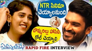 Sammathame Movie Funny Rapid Fire Interview  Kiran Abbavaram  Chandini Chowdary  Jr NTR  TFN [upl. by Platon]