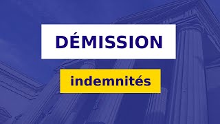 DÉMISSION INDEMNITÉS CDI [upl. by Atonsah]