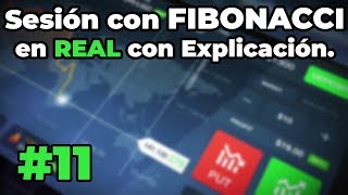 Usando FIBONACCI en Real  Explicación 11 Opciones Binarias Acción del precio [upl. by Putscher]