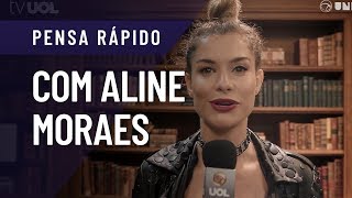 ALINNE MORAES FALA TUDO quotNA LATAquot NO PENSA RÁPIDO [upl. by Aillicirp]