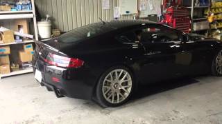 Aston Martin Vantage V8 43L exhaust sound [upl. by Lock]